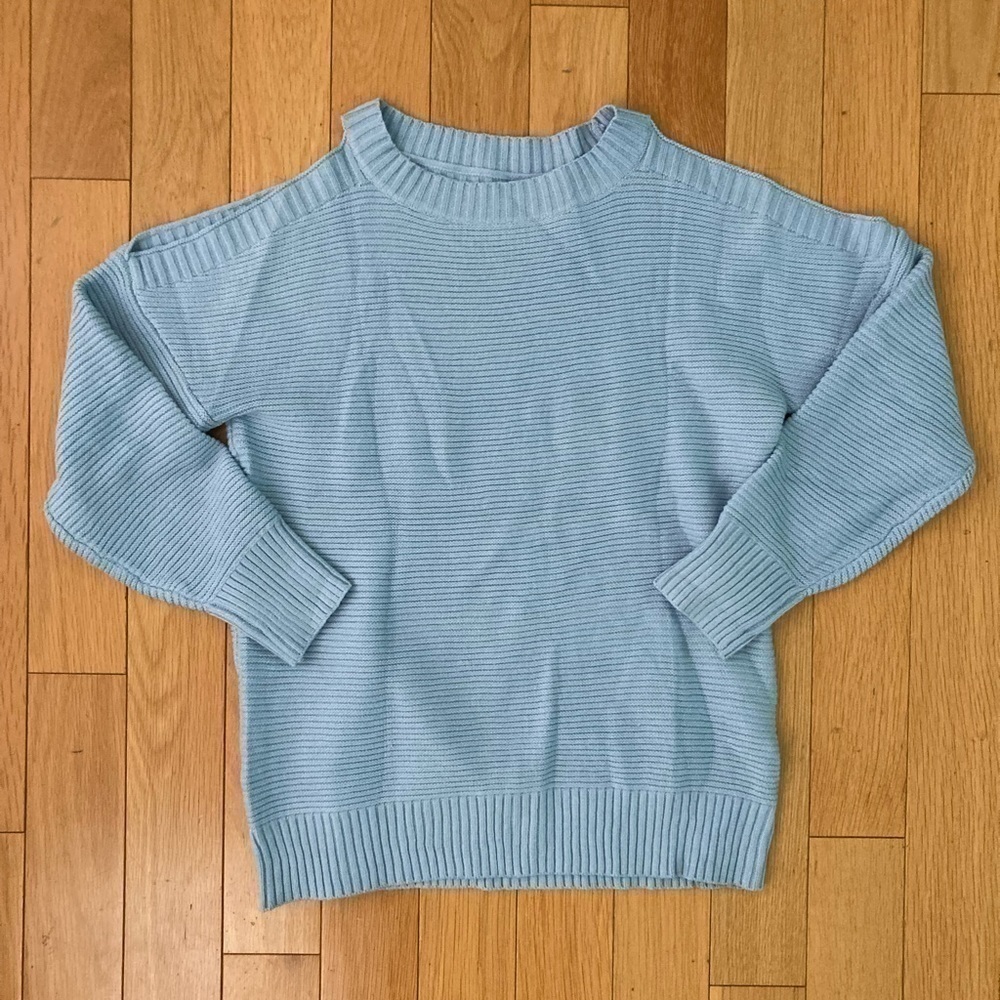 Stylish Open Shoulder Sweater - Large
